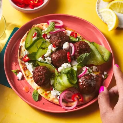 Meatless meatballs